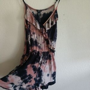Small Tie die romper.